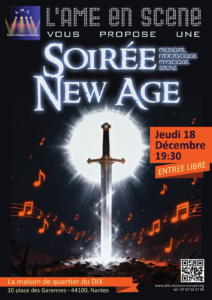 affiche soirée new age