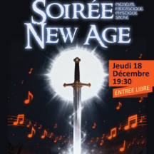 affiche soirée new age