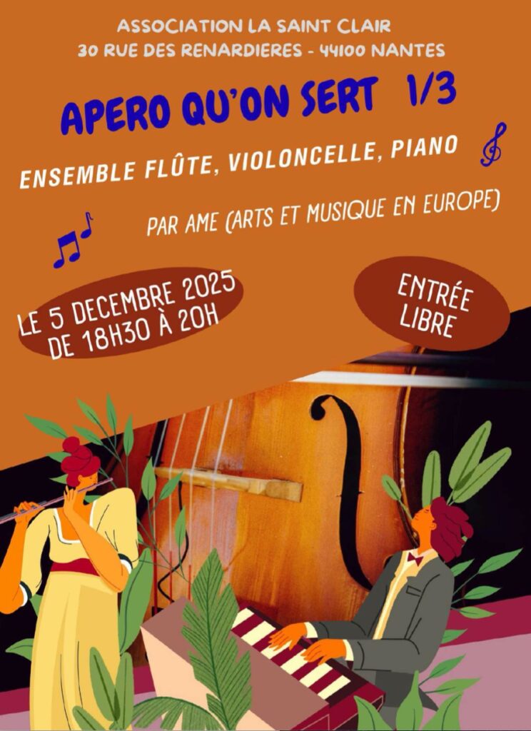 affiche apéro qu'on sert